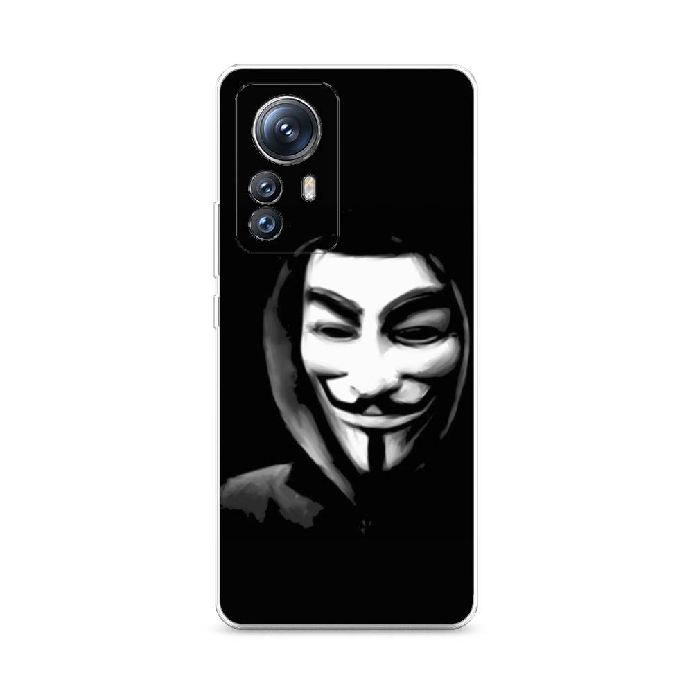 

Силиконовый чехол Awog "Анонимус" для Xiaomi 12S Pro, Черный, 316150-5