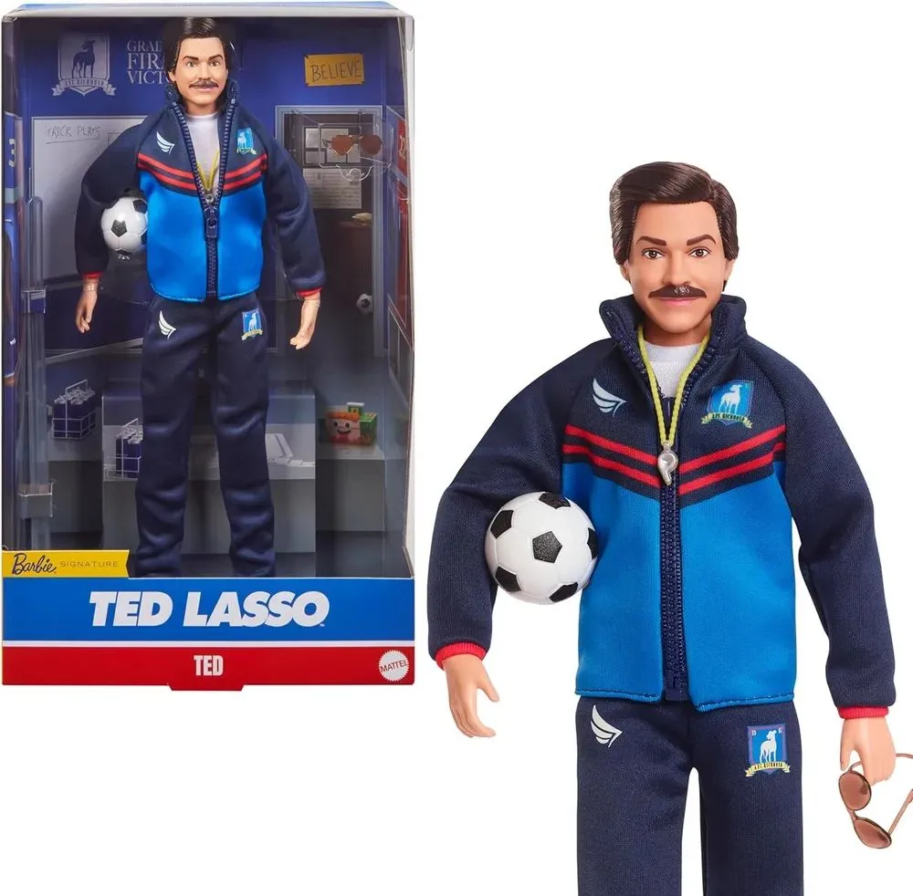 Кукла Barbie Ted Lasso Барби Тед Лассо HJW91