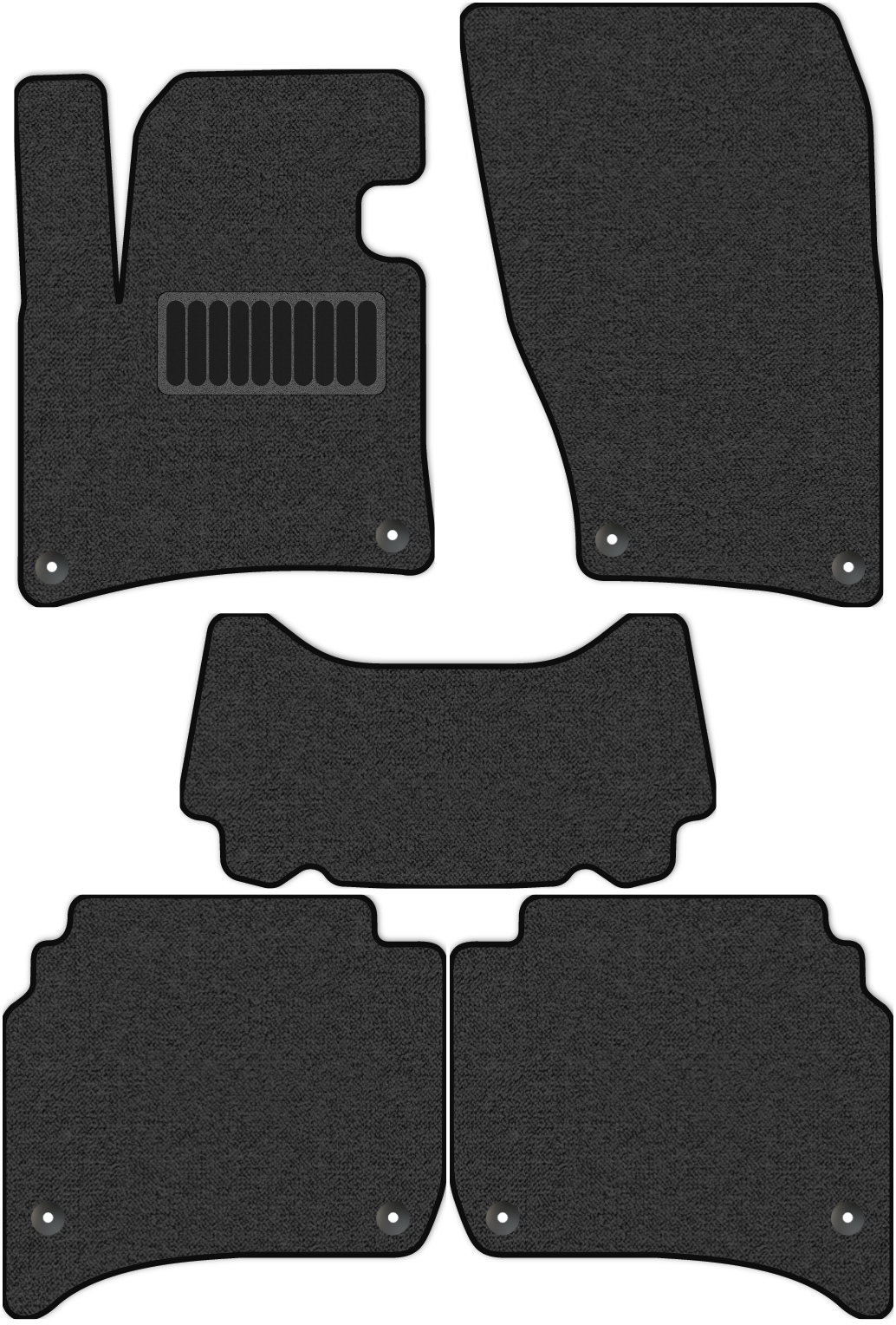 

Коврики текстильные Allmone Премиум+ для Porsche Cayenne II 958 2010 - 2018, 4004-S5YLT-P