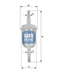 фото Фильтр топливный ufi 31.027.00