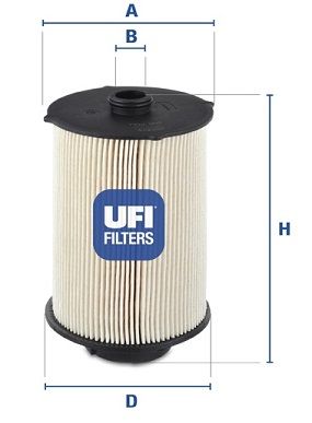 

Фильтр топливный UFI 26.043.00