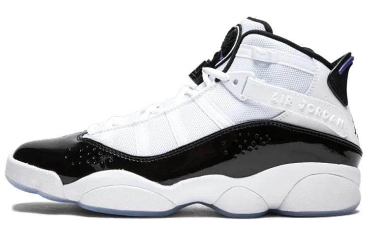 

Кроссовки унисекс Jordan Air Jordan 6 Rings Concord белые 42 EU, Белый, Air Jordan 6 Rings Concord