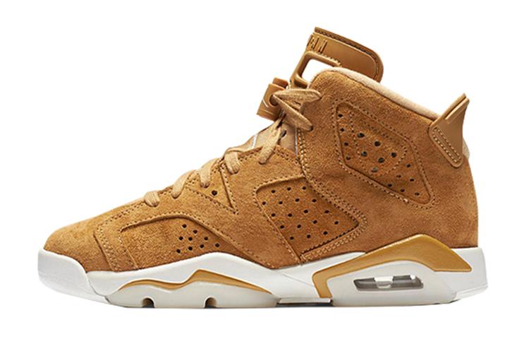 

Кроссовки унисекс Jordan Air Jordan 6 Retro Wheat GS оранжевые 39 EU, Оранжевый, Air Jordan 6 Retro Wheat GS