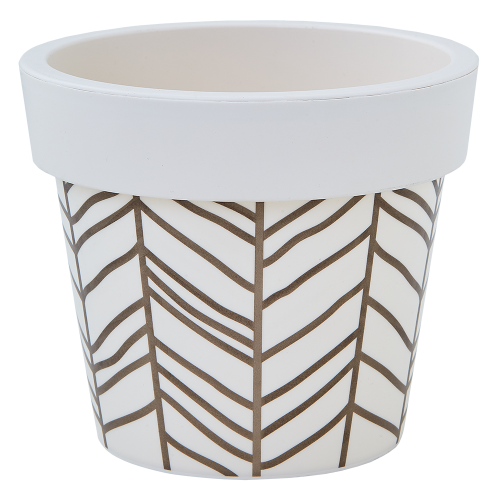 

Горшок Алеана Гамма Stripe белая роза 26 см 7 л