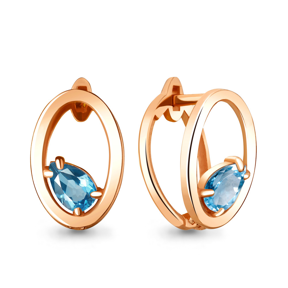 

Серьги из серебра с топазом Aquamarine Aquamarine 4733405_925_з, 4733405_925_з