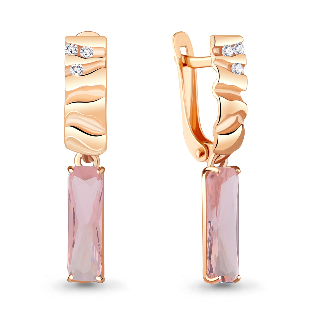 

Серьги из серебра с фианитом Aquamarine Aquamarine 4732790А_925_з, 4732790А_925_з