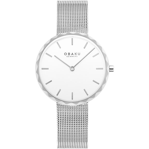 фото Наручные часы женские obaku v252lxcimc серебристые