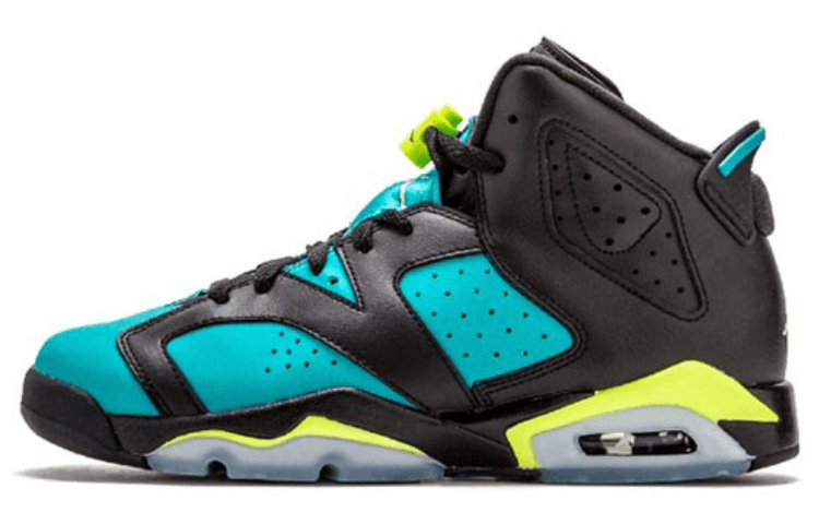 

Кроссовки унисекс Jordan Air Jordan 6 Retro Turbo Green черные 36.5 EU, Черный, Air Jordan 6 Retro Turbo Green