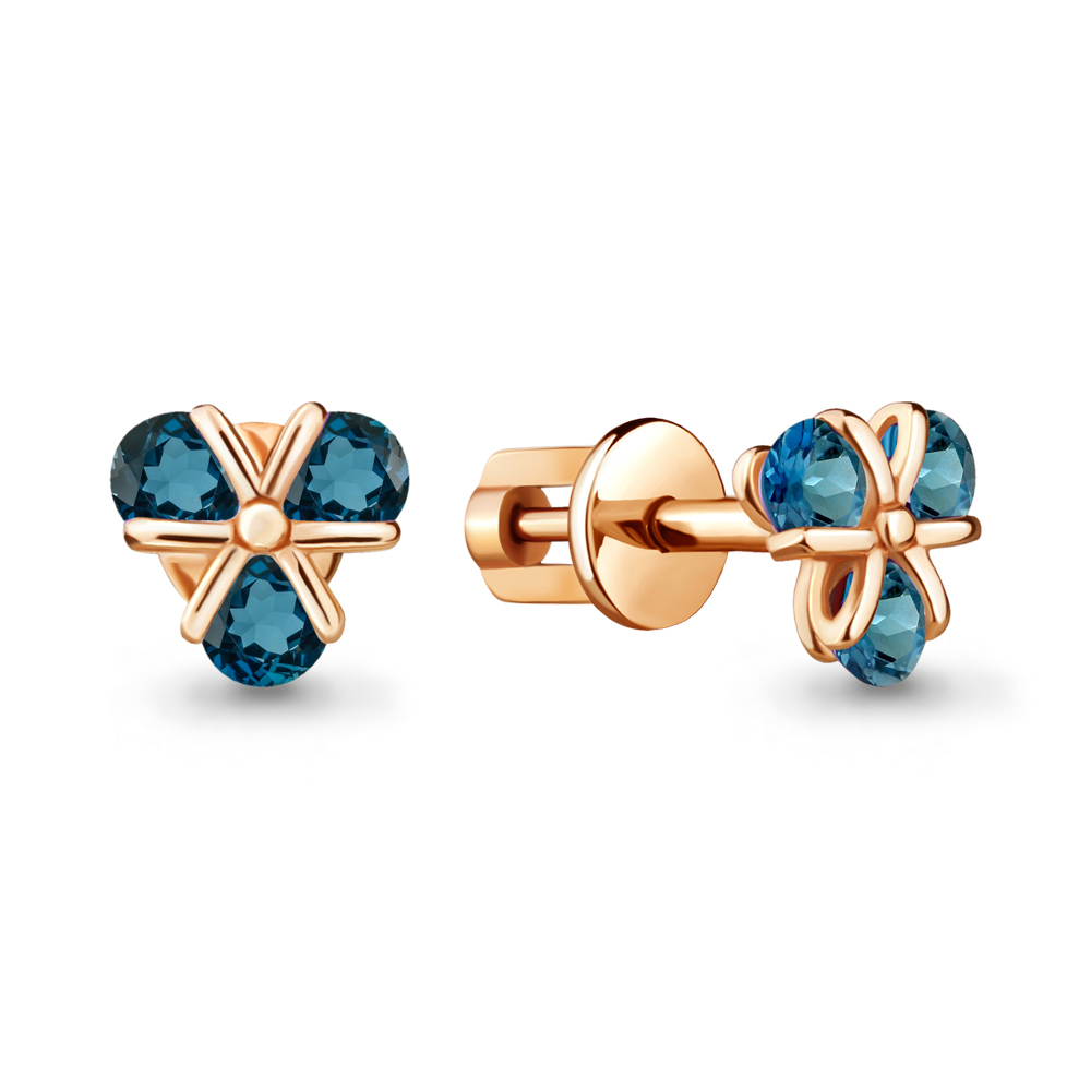 

Серьги из серебра с топазом Aquamarine Aquamarine 4727308_925_з, 4727308_925_з