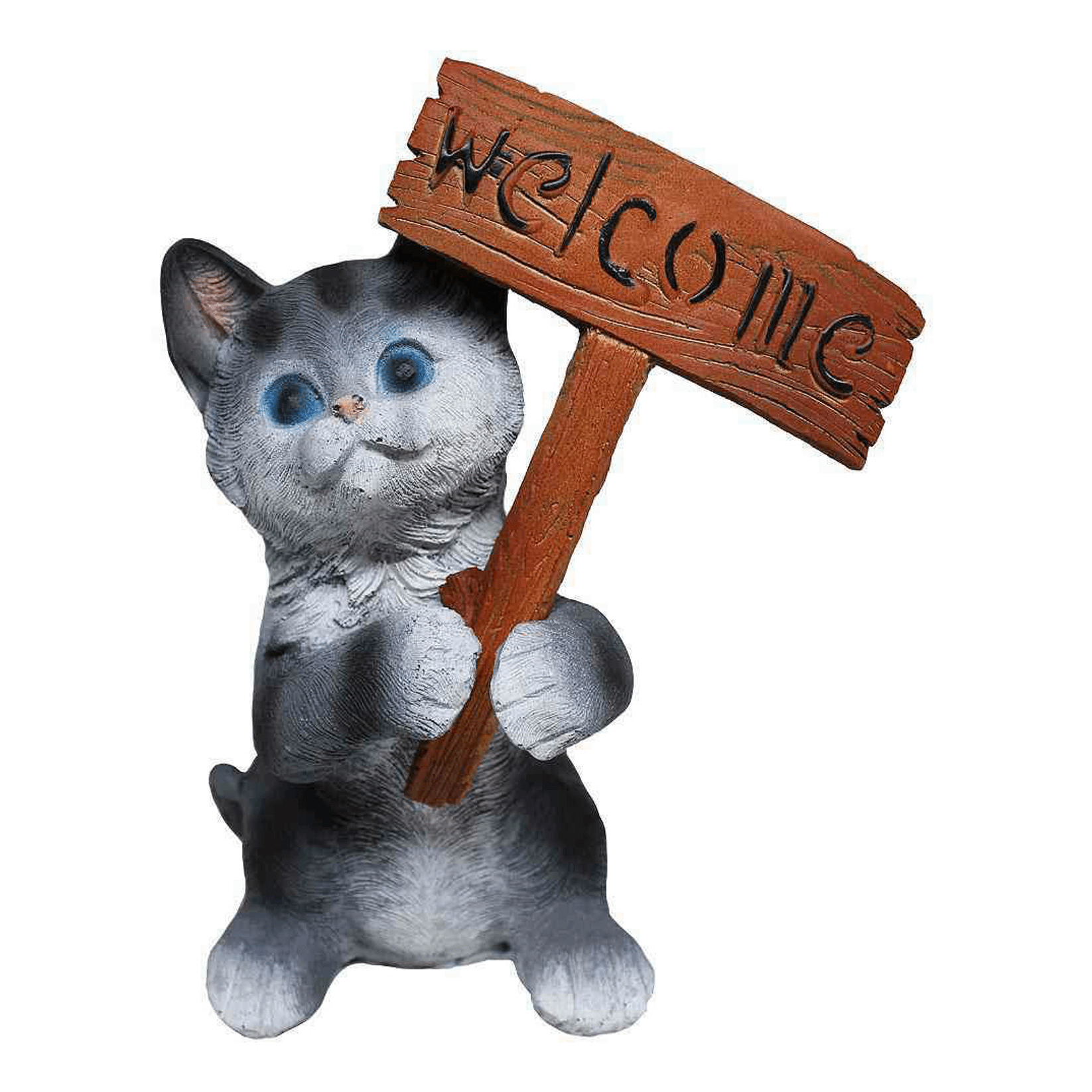 

Садовая фигурка Котенок Welcome 25 см, Разноцветный, Котенок Welcome