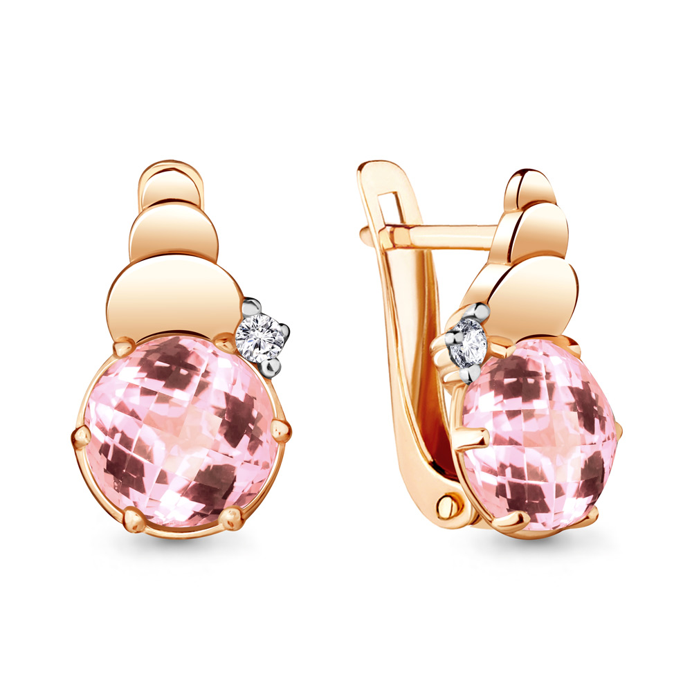 

Серьги из серебра с фианитом Aquamarine Aquamarine 4724890А_925_з, 4724890А_925_з