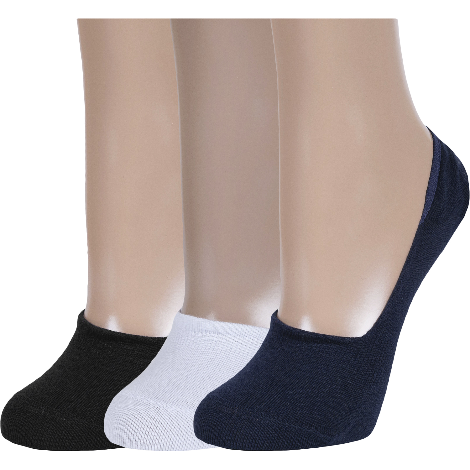 

Комплект носков женских Rusocks 3-Ж-2220 белых; синих; черных 23-25, Белый;синий;черный, 3-Ж-2220