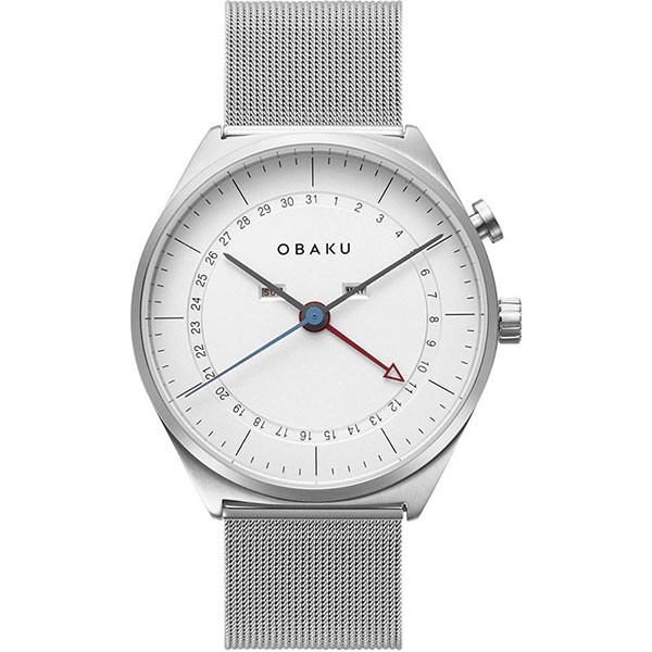 фото Наручные часы мужские obaku v242gmcimc серебристые