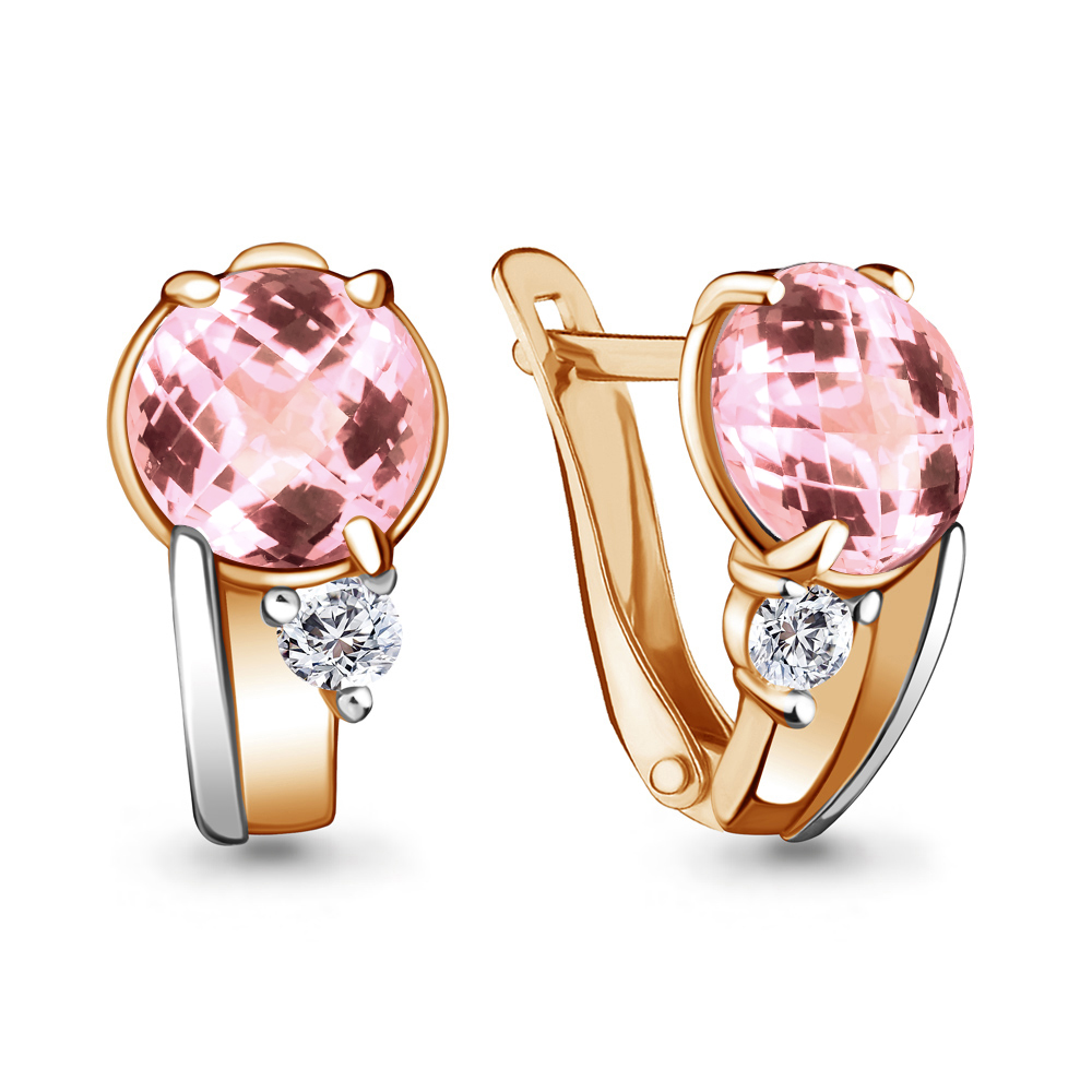 

Серьги из серебра с фианитом Aquamarine Aquamarine 4724790А_925_з, 4724790А_925_з
