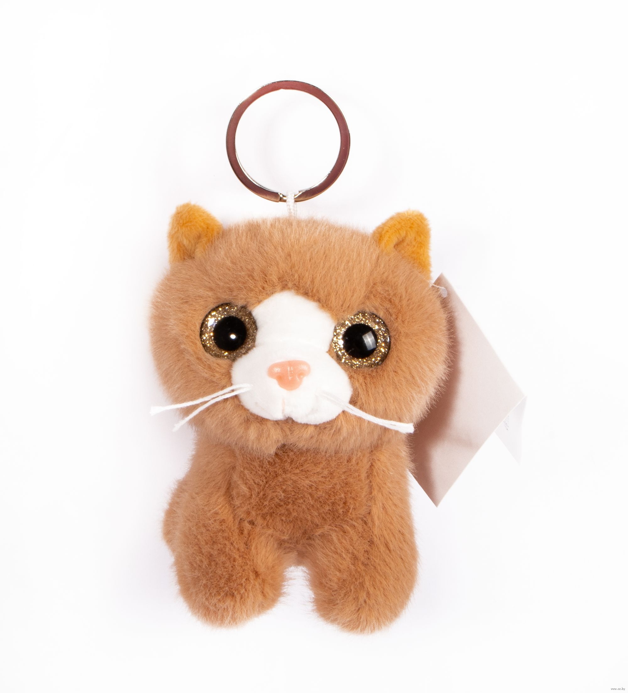 Мягкая игрушка-брелок Рыжий котенок Плюш Ленд 11 см