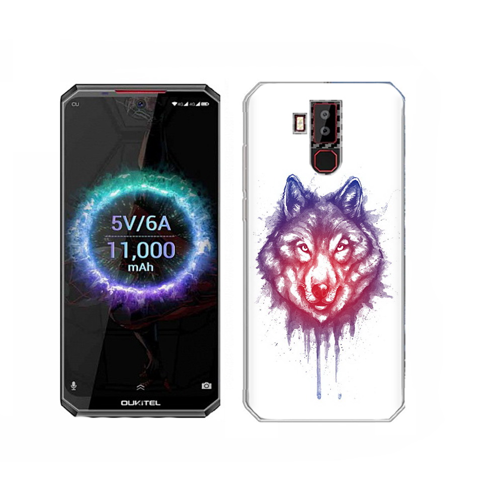 

Чехол MyPads Tocco для Oukitel K13 Pro пушистый волк, Прозрачный, Tocco