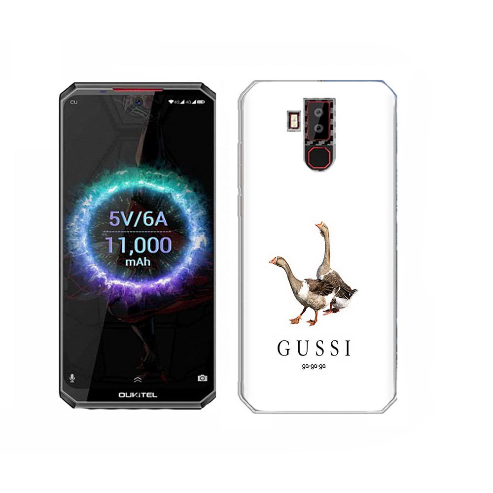 

Чехол MyPads Tocco для Oukitel K13 Pro Гусси бренд, Прозрачный, Tocco