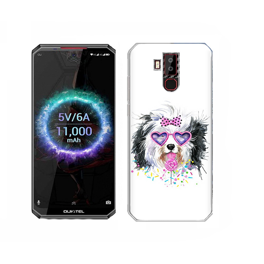 

Чехол MyPads Tocco для Oukitel K13 Pro пушистик, Прозрачный, Tocco