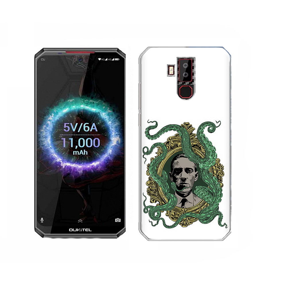 

Чехол MyPads Tocco для Oukitel K13 Pro портрет с кракеном, Прозрачный, Tocco