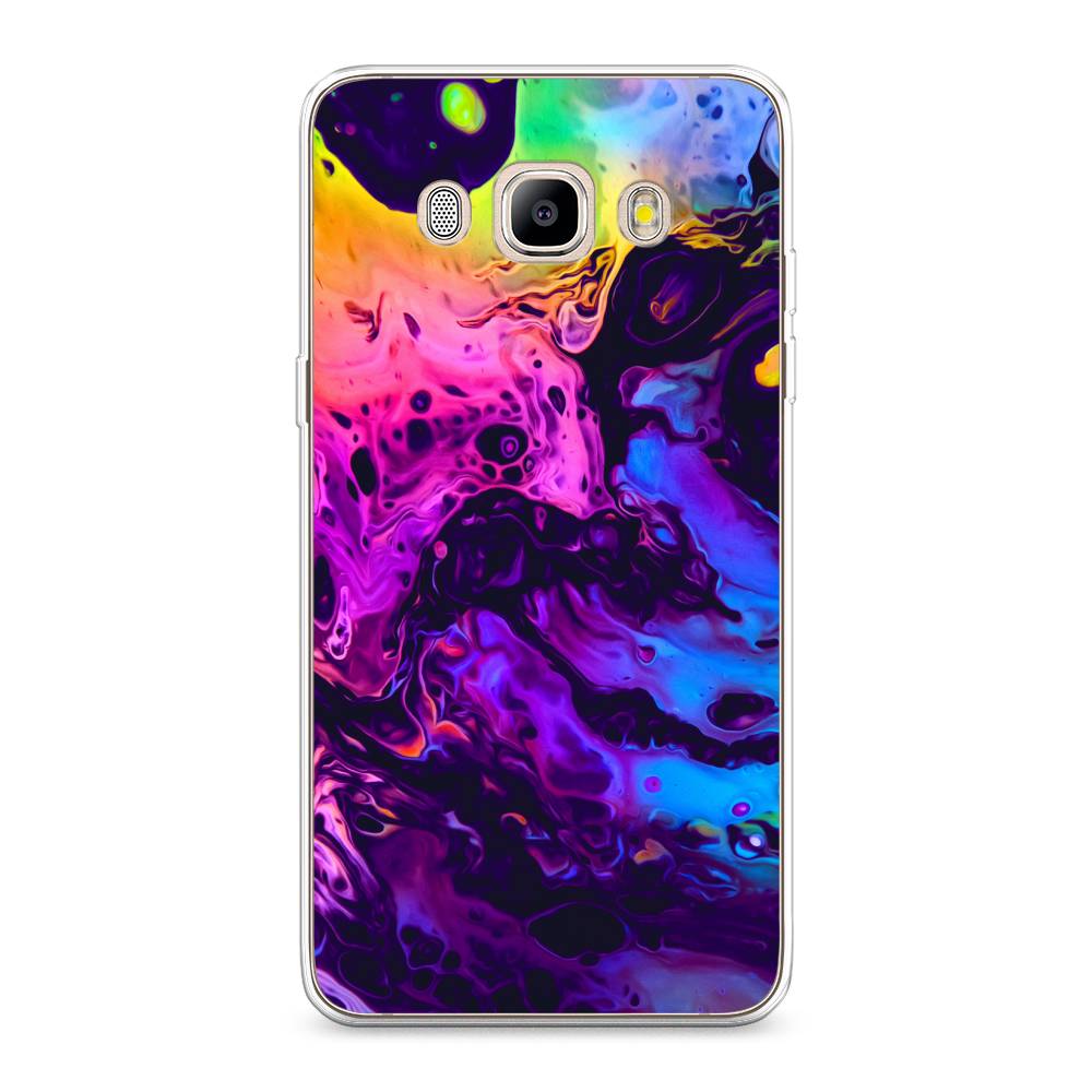 

Чехол Awog на Samsung Galaxy J5 2016 / Самсунг J5 2016 "ACID fluid", Красный, 22750-3