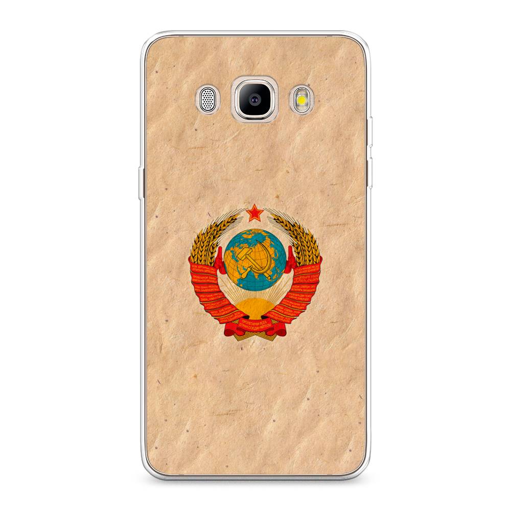 

Чехол Awog на Samsung Galaxy J5 2016 / Самсунг J5 2016 "Союз пролетариев", Бежевый;красный, 22750-10