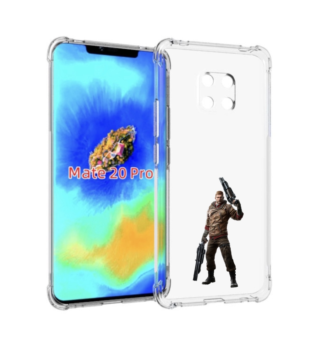 

Чехол MyPads Wolfenstein для Huawei Mate 20 Pro/Mate 20 RS 6.39, Прозрачный, Tocco
