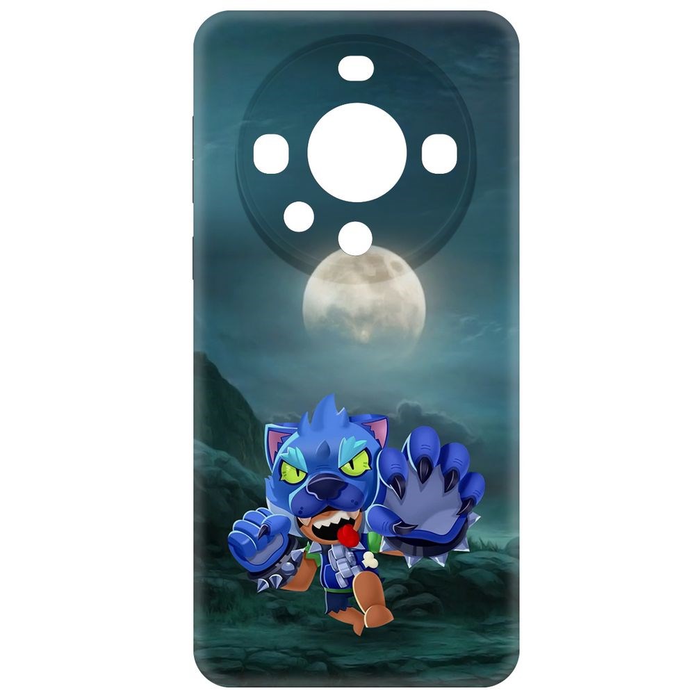 

Чехол-накладка Soft Case Brawl Stars - Оборотень Леон для Huawei Mate 60 Pro черный