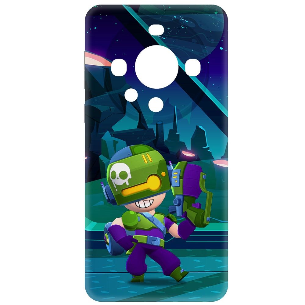 Чехол-накладка Soft Case Brawl Stars - Контрабандистка Пенни для Huawei Mate 60 Pro черный