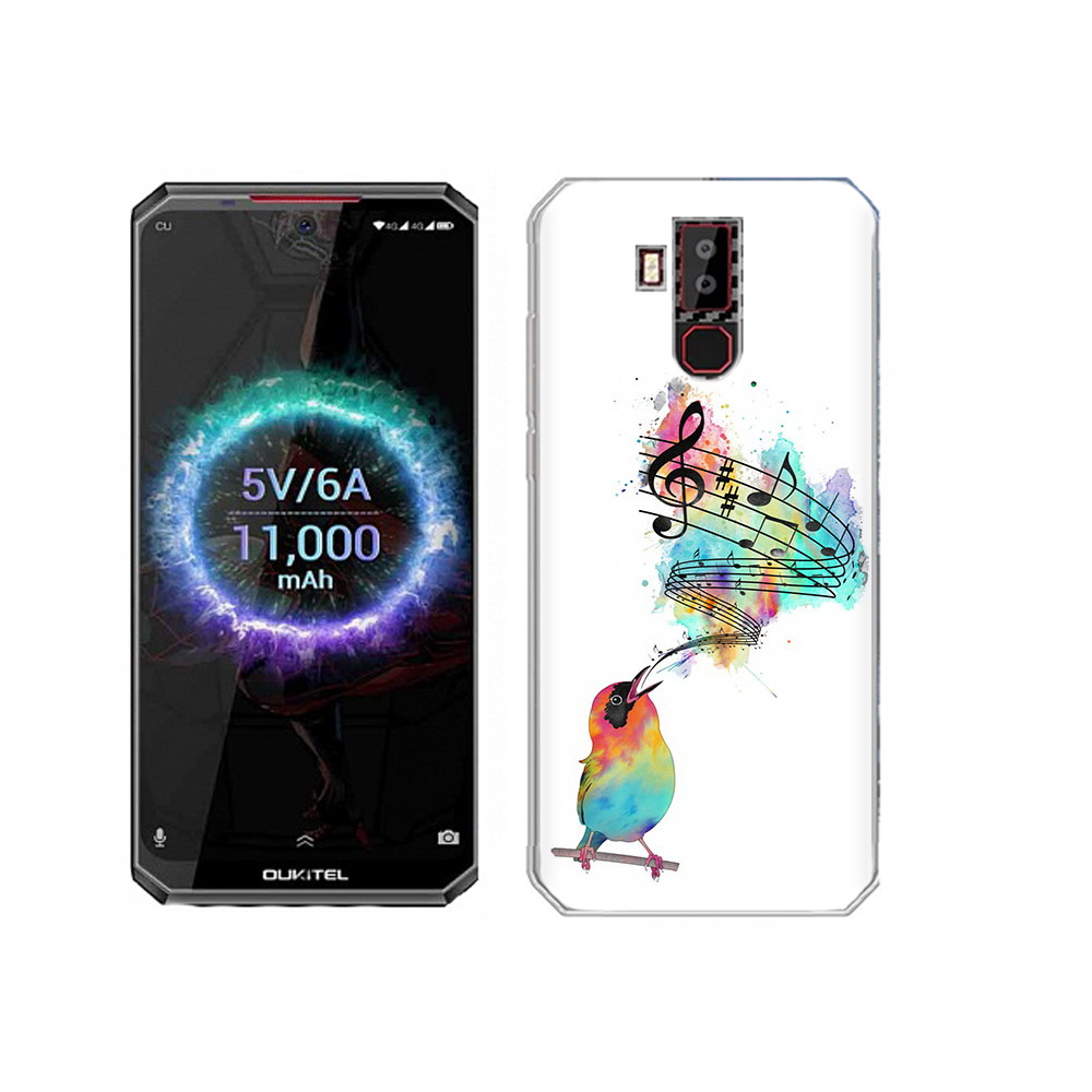 

Чехол MyPads Tocco для Oukitel K13 Pro певчая птичка, Прозрачный, Tocco