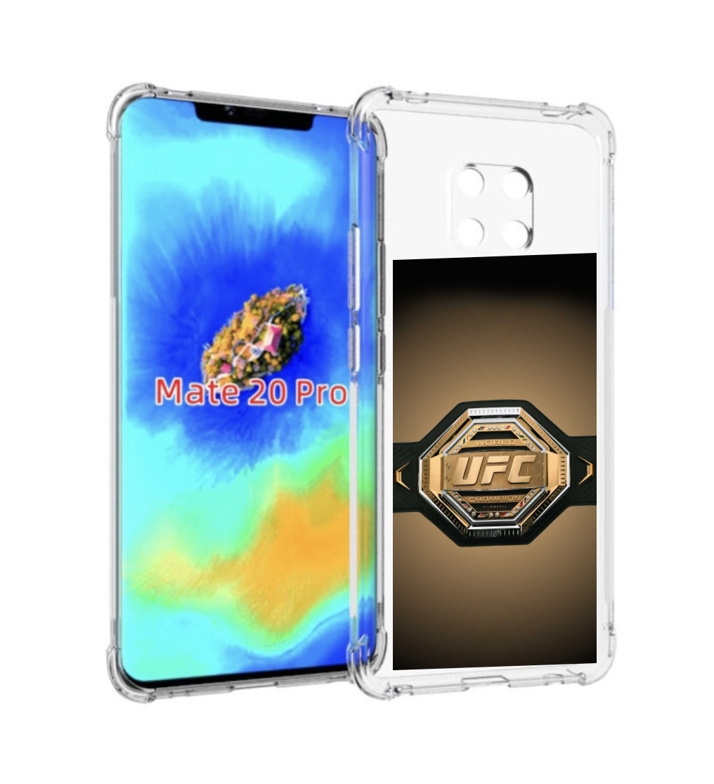 

Чехол MyPads UFC единоборства мужской для Huawei Mate 20 Pro/Mate 20 RS 6.39, Прозрачный, Tocco