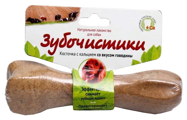 

Лакомство для собак средних пород Деревенские лакомства Зубочистики, с говядиной, 95 г