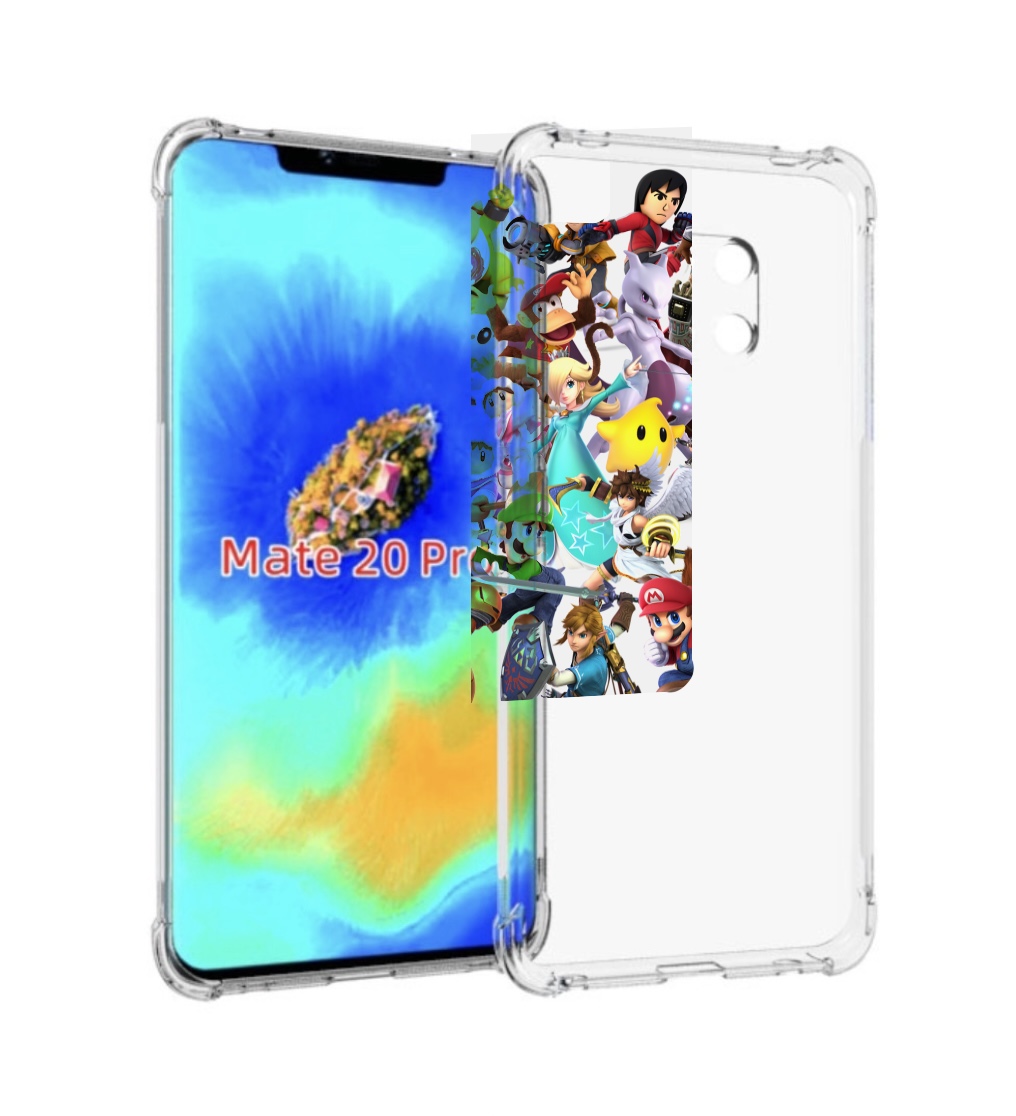 

Чехол MyPads Super Smash Bros для Huawei Mate 20 Pro/Mate 20 RS 6.39, Прозрачный, Tocco