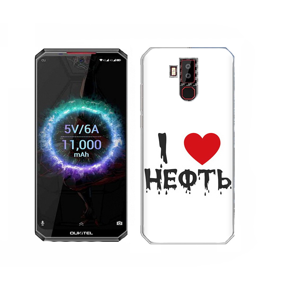 

Чехол MyPads Tocco для Oukitel K13 Pro нефть, Прозрачный, Tocco