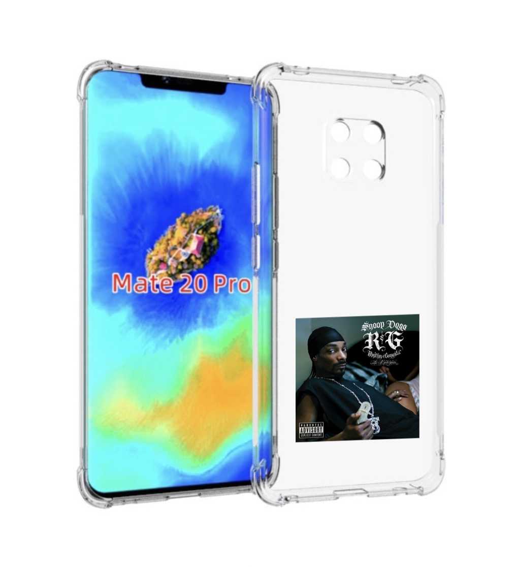 

Чехол Mypads Snoop Dogg R&G (Rhythm & Gangsta) Для Huawei Mate 20 Pro/Mate 20 Rs 6.39, Прозрачный, Tocco