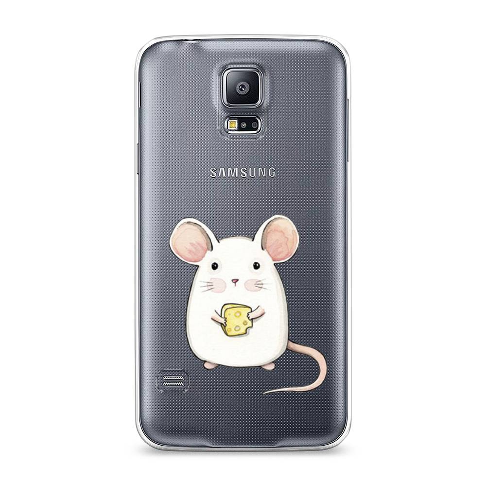 

Чехол Awog на Samsung Galaxy S5 "Мышка", Белый;розовый;прозрачный, 24150-1
