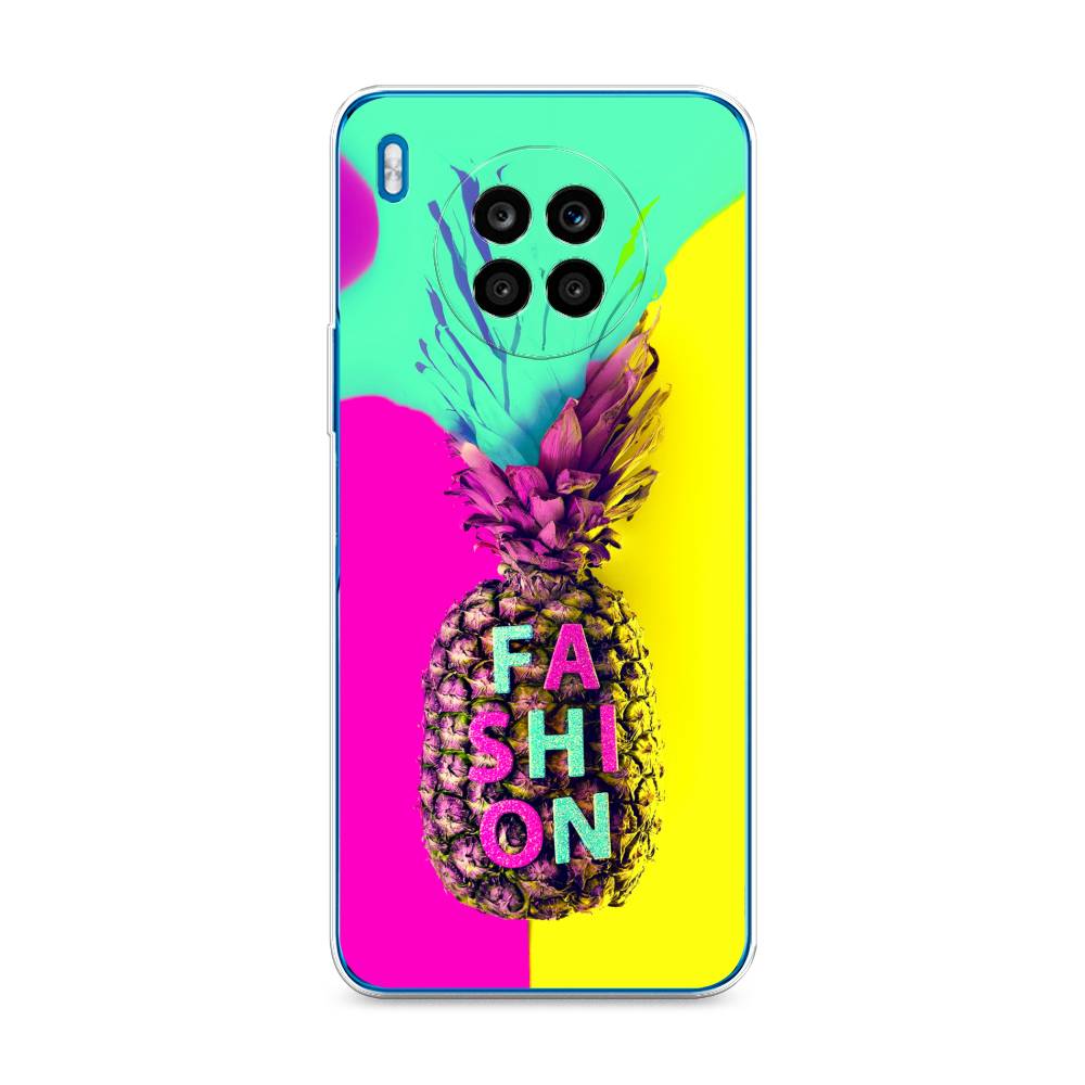 

Чехол Awog на Honor 50 Lite "Кислотный ананас", Желтый;розовый;голубой, 6106450-10