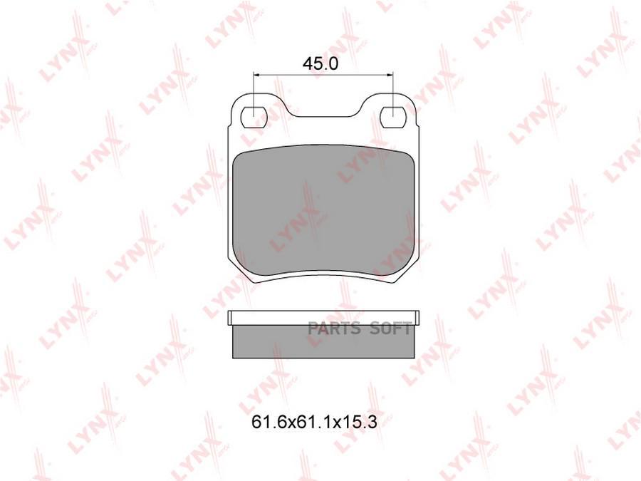 

Колодки тормозные задние OPEL Omega A-B/Vectra B >02, SAAB 900 96-98/9-3 98-02