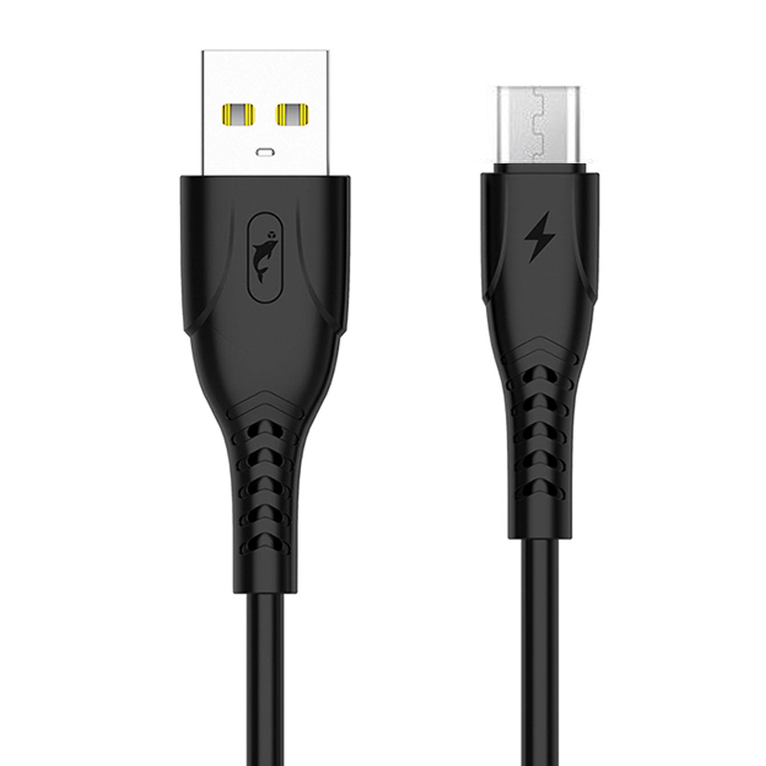 

Дата-кабель SKYDOLPHIN S08V USB - micro USB, 1 м, черный, S08V