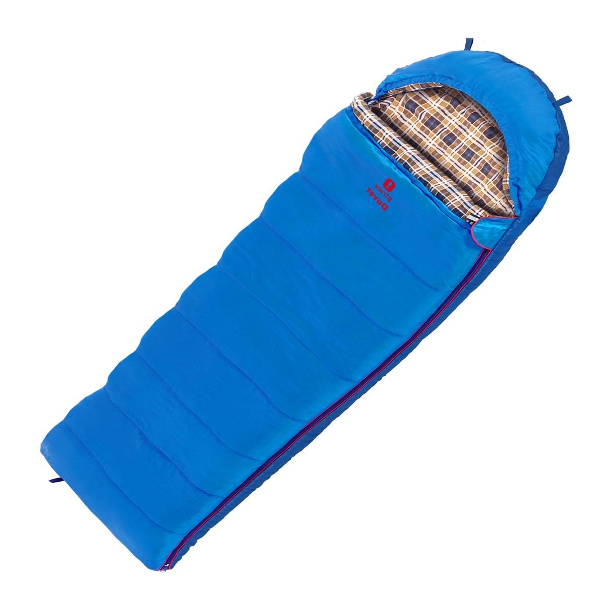 Спальный мешок BTrace Duvet серый/синий, левый