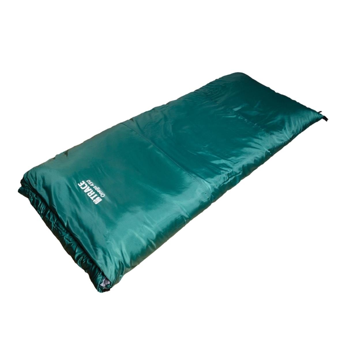 Спальный мешок BTrace Camping 300 зеленый, правый