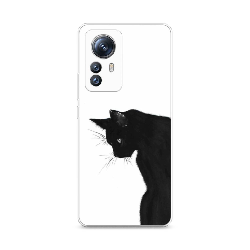 

Силиконовый чехол Awog "Black cat" для Xiaomi 12S Pro, Белый, 316150-1
