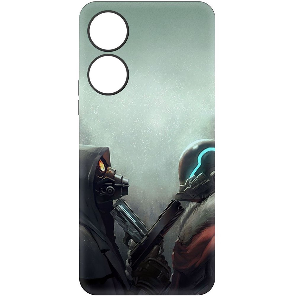 

Чехол-накладка Soft Case Cтандофф 2 (Standoff 2) - Противостояние для Honor X5 Plus черный