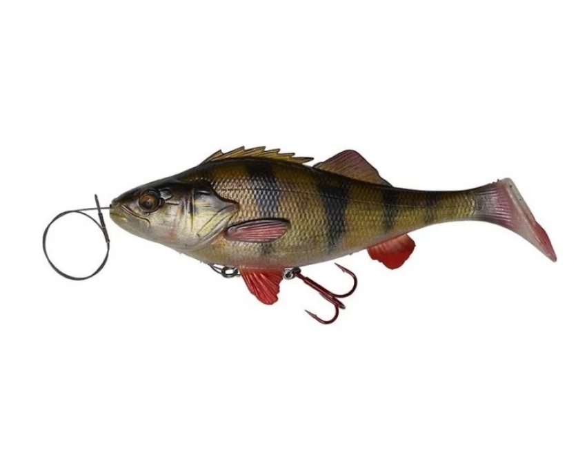 

Приманка тонущая 4D Perch Shad 175 Slow Sink Perch, 17.5см, 67гр Savage Gear (61797), Золотистый;коричневый