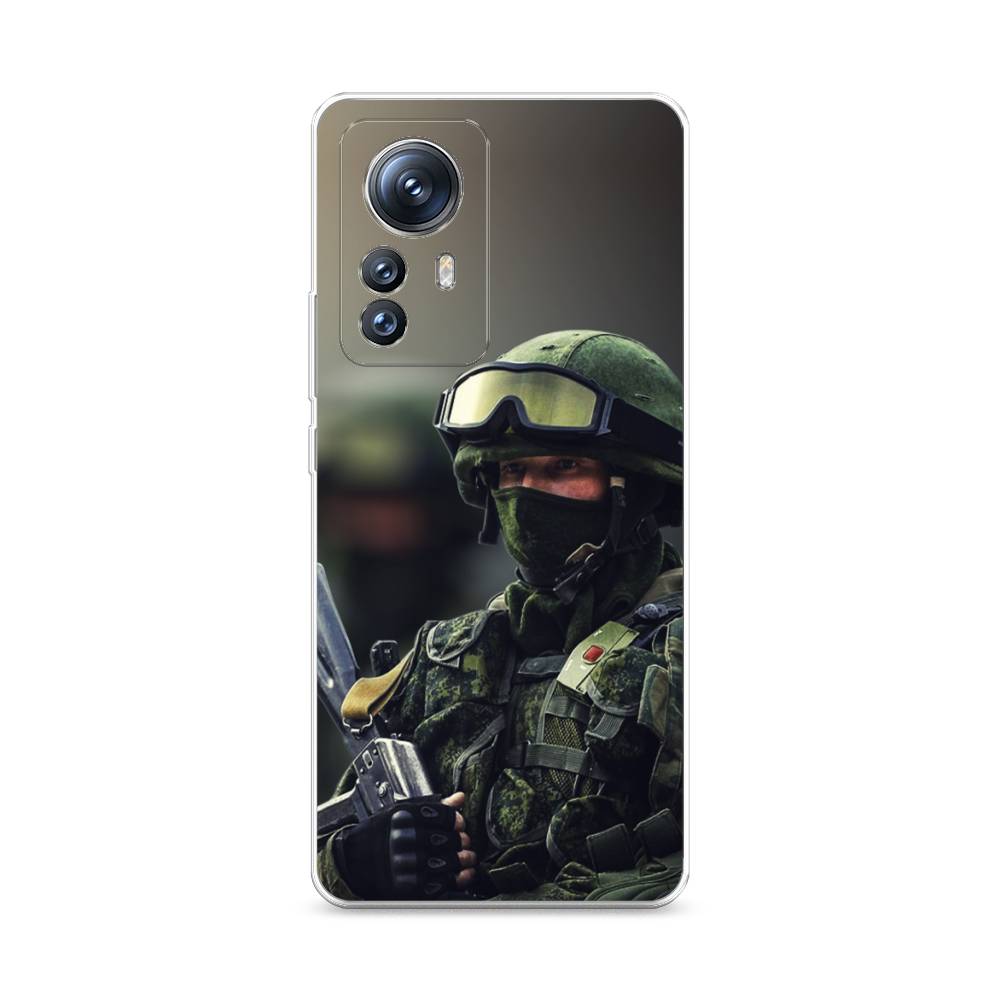 

Силиконовый чехол Awog "Солдат" для Xiaomi 12S Pro, Разноцветный, 316150-5