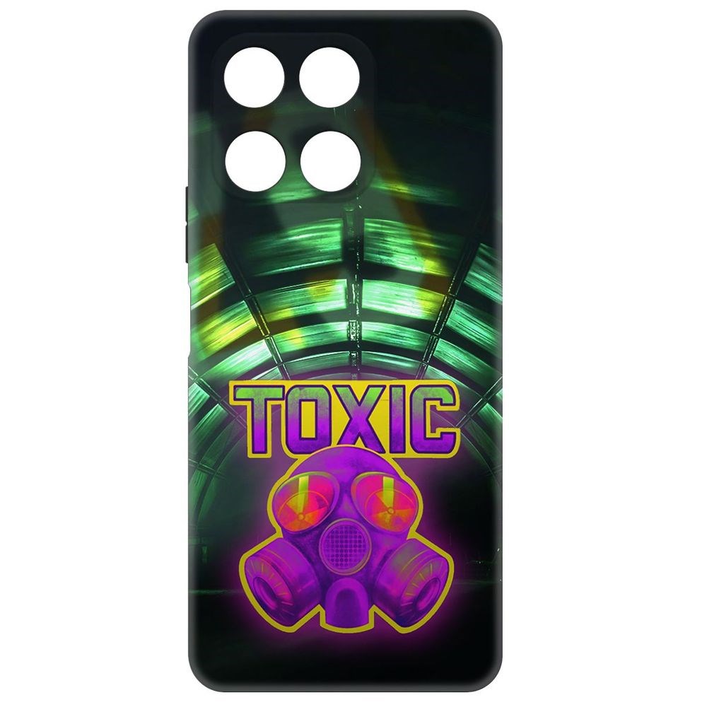 

Чехол-накладка Soft Case Cтандофф 2 (Standoff 2) - Стикер Toxic для Honor X6a черный