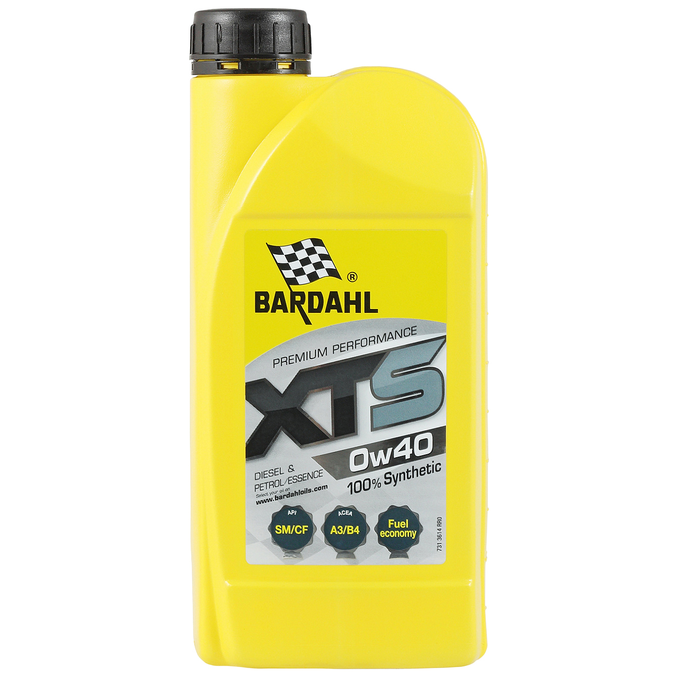 Моторное масло BARDAHL XTS синтетическое 0W40 1л