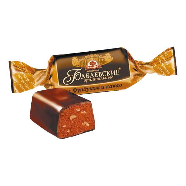 Конфеты шоколадные Бабаевский Бабаевские оригинальные фундук и какао