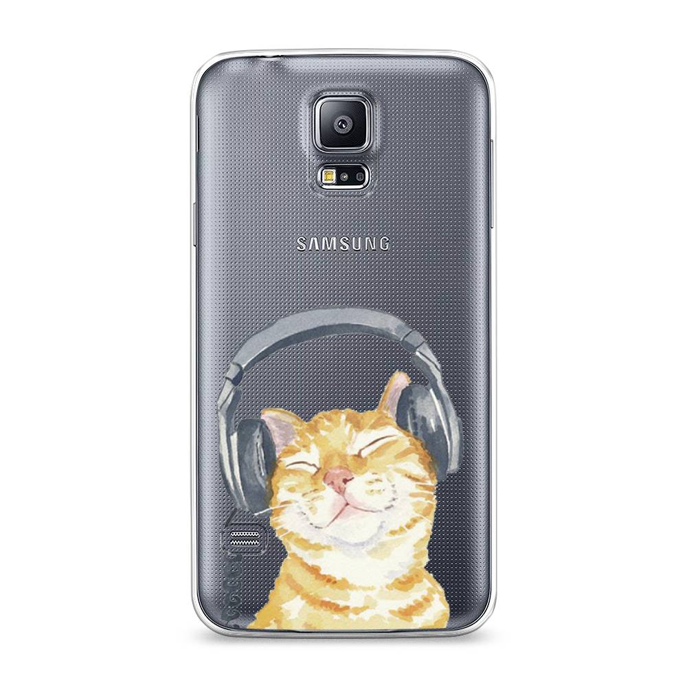

Чехол Awog "Кот меломан" для Samsung Galaxy S5