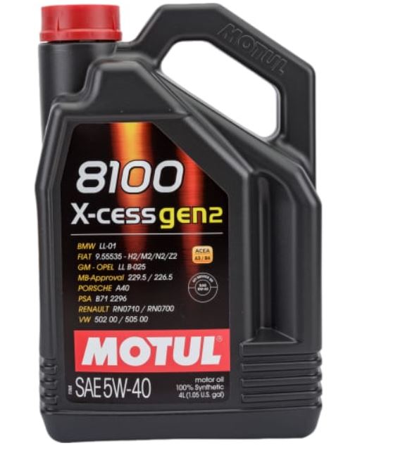 

Масло моторное Motul 8100 X-cess 5W-40 синтетическое 4 л 111858