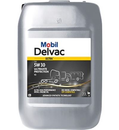 

Масло моторное MOBIL Delvac Ultra Ultimate Protection V2 5W-30 20 л 157419